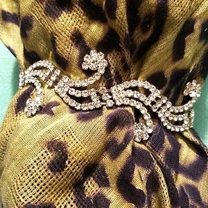 Bracelet rhinestone Crystal silver plated New